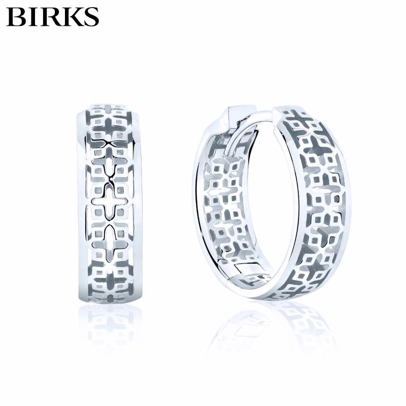 Sterling Silver Birks Muse Earrings