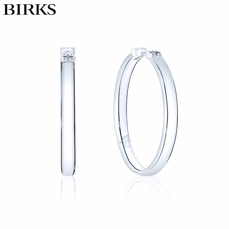 Sterling Silver Birks Muse Earrings