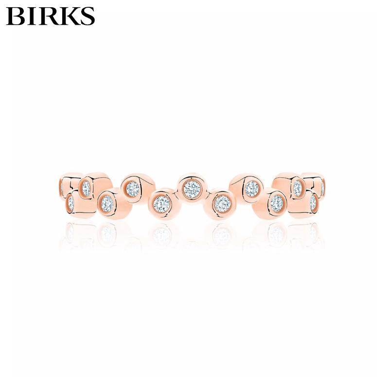 18KR Birks Splash Diamond Ring