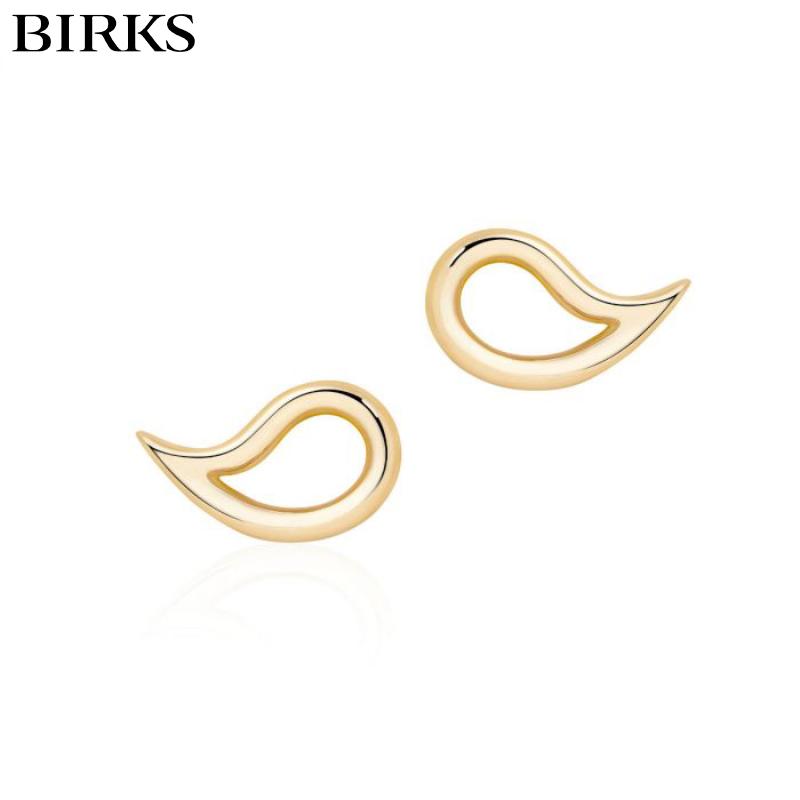 18KY Birks Petale Earrings
