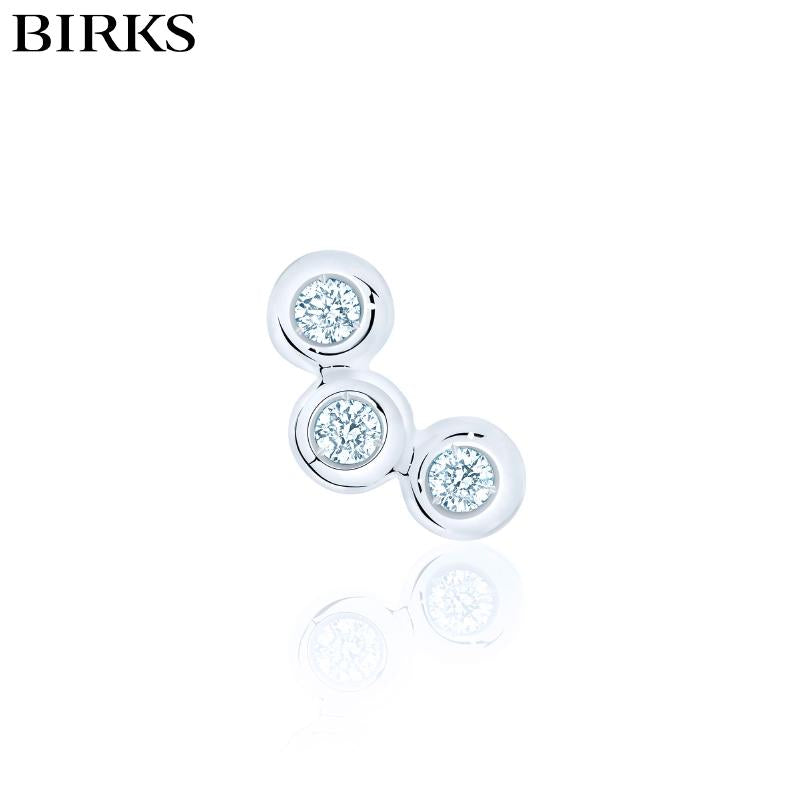 18KW Birks Splash Diamond Single Earring