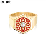 18KY Birks Bee Chic Diamond Ring