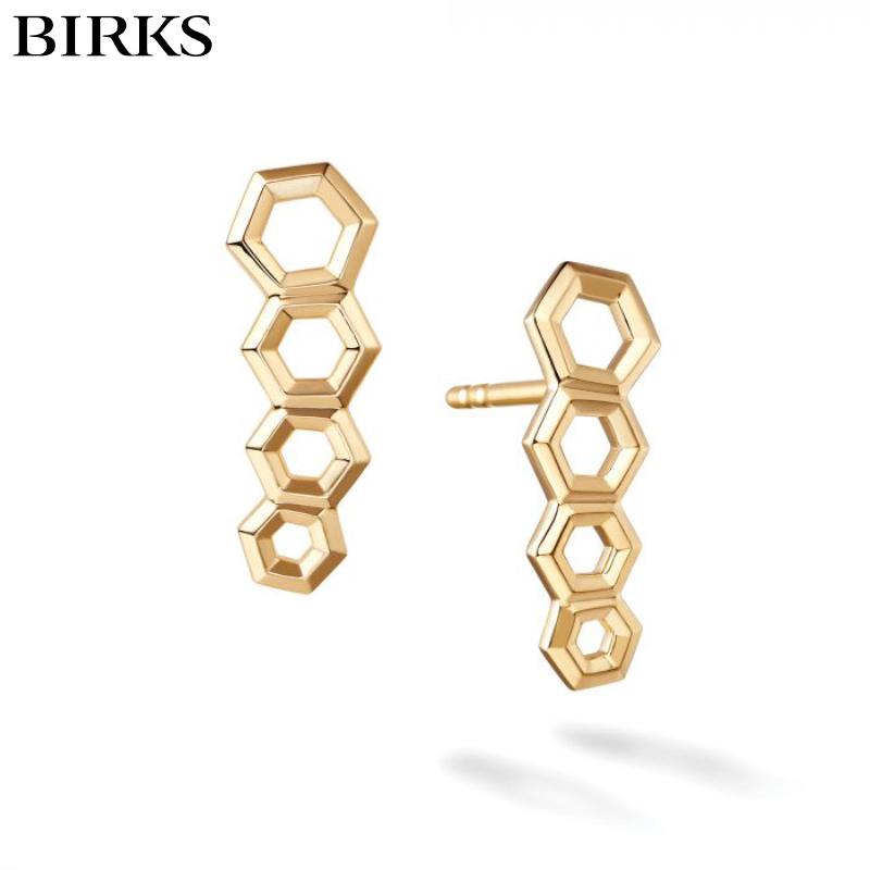 18KY Birks Bee Chic Earrings