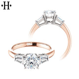 14KRW Customizable Diamond Ring
