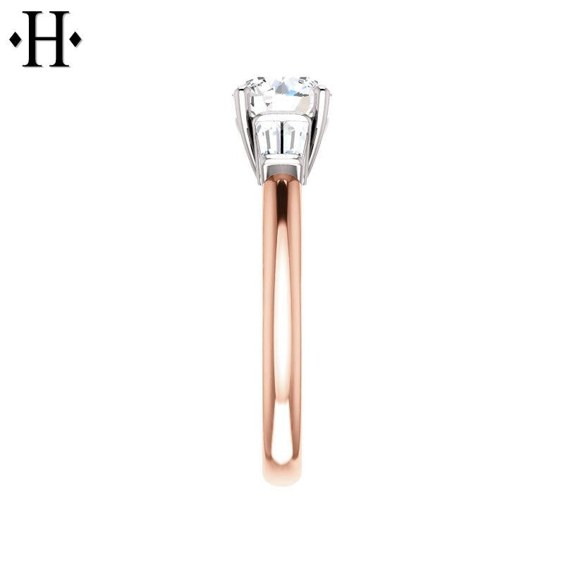 14KRW Customizable Diamond Ring