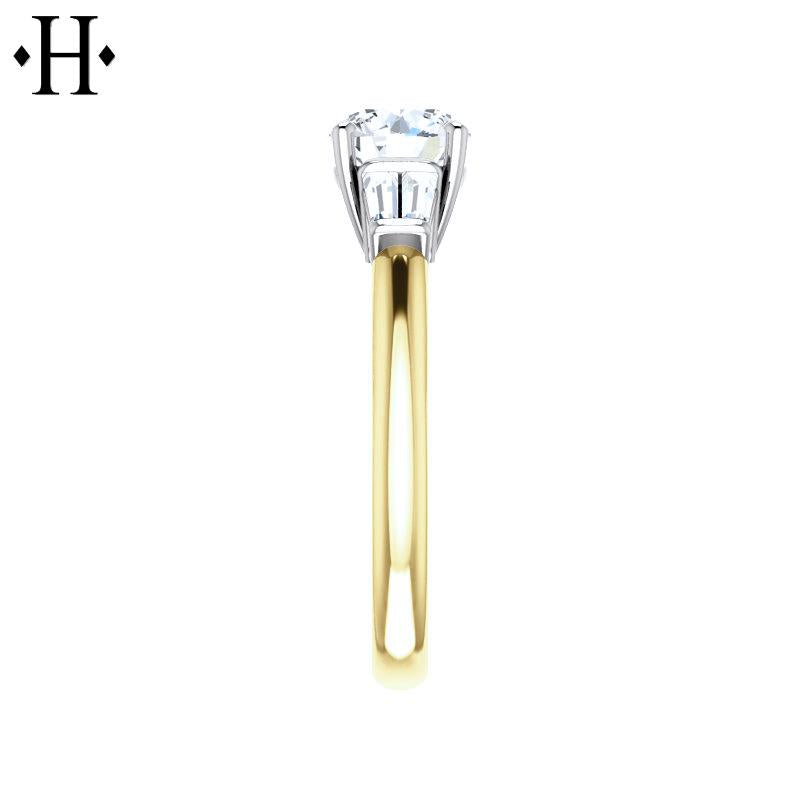 14KYW Customizable Diamond Ring