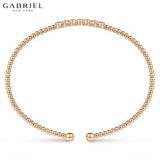 14KR 0.14ct Diamond Bangle 3.1mm