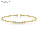 14KY 0.14ct Diamond Bangle 3.1mm