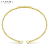 14KY 0.14ct Diamond Bangle 3.1mm