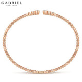 14KR 0.24ct Diamond Bangle 3.5mm