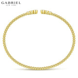 14KY 0.24ct Diamond Bangle 3.5mm