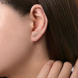 14KY 0.06ctw Natural Diamond Earrings 1.6mm