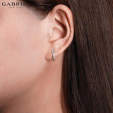 14KW 0.21ctw Natural Diamond Earrings 4.4mm