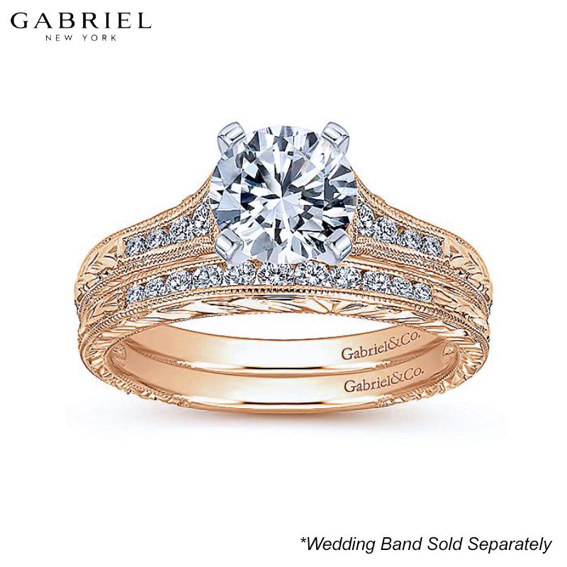 14KRW Customizable Diamond Ring
