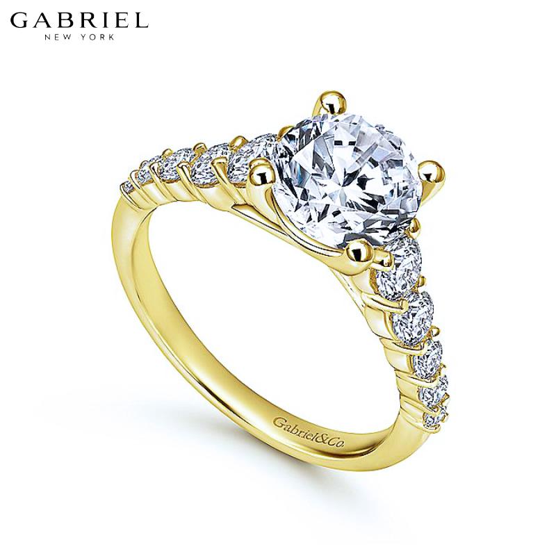 14KY Customizable Diamond Ring