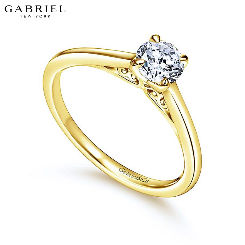 14KY Customizable Diamond Ring