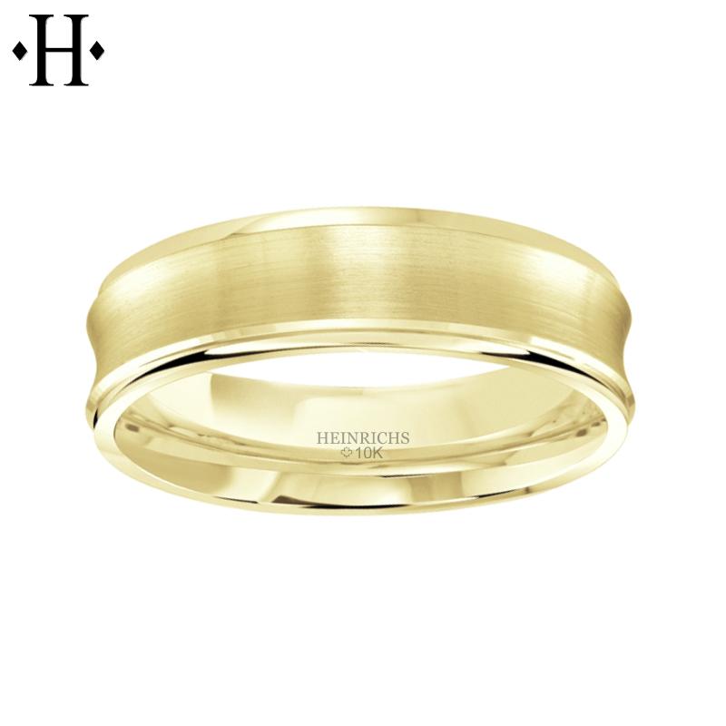 10KY Classic Comfort Fit Ring 7mm
