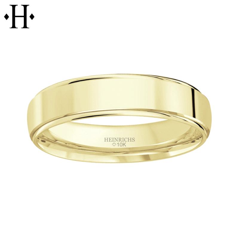 10KY Classic Comfort Fit Ring 5mm