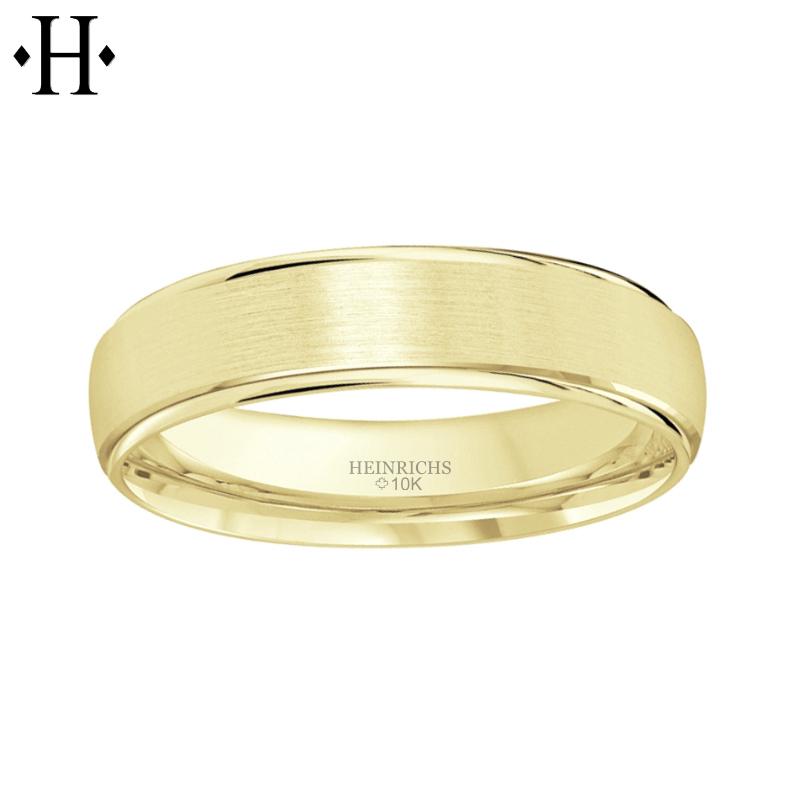 10KY Classic Comfort Fit Ring 5mm