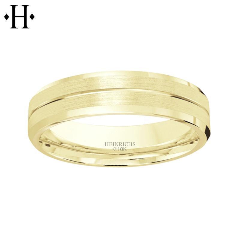 10KY Classic Comfort Fit Ring 6mm