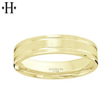 10KY Classic Comfort Fit Ring 5mm