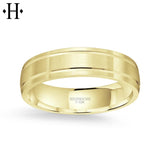 10KY Classic Comfort Fit Ring 6mm