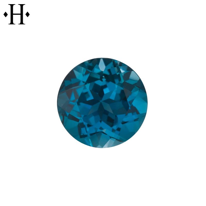 7.0mm Round London Blue Topaz AA