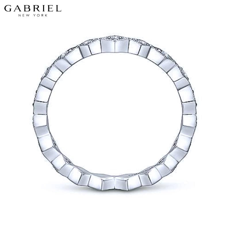 14KW 0.22ctw Natural Diamond Ring 3.0mm