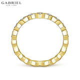 14KY 0.22ctw Natural Diamond Ring 3.0mm