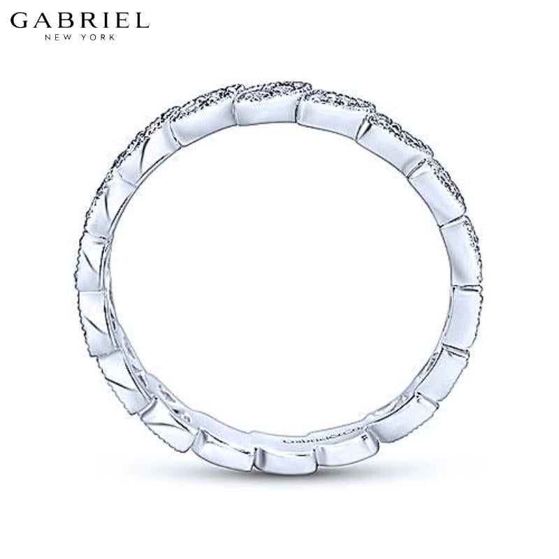 14KW 0.19ctw Natural Diamond Ring 2.5mm