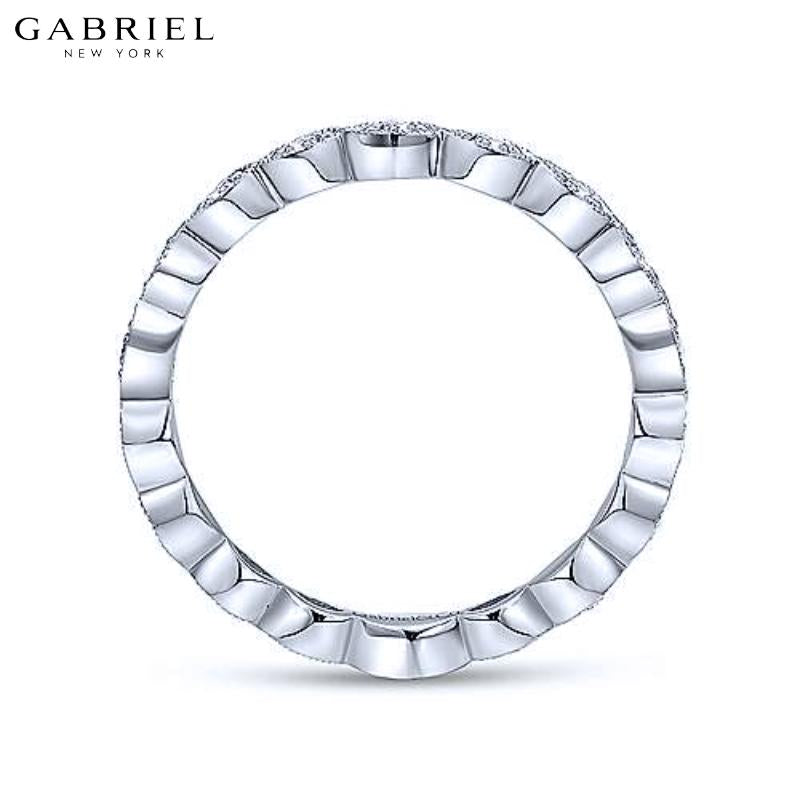 14KW 0.25ctw Natural Diamond Ring 2.5mm