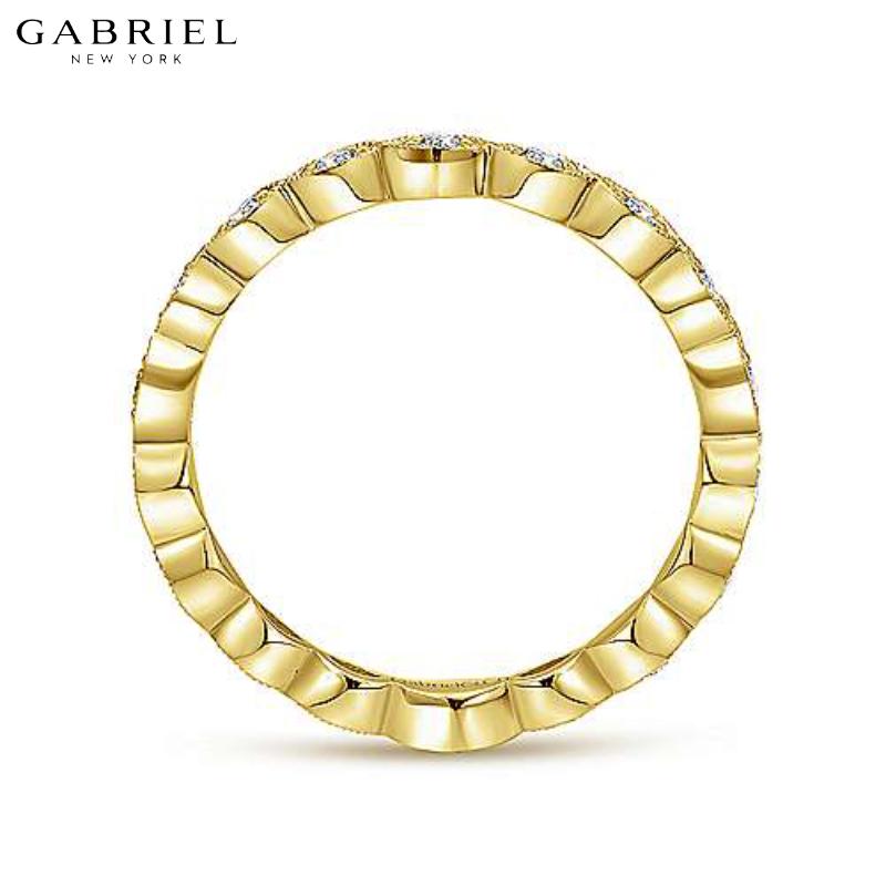 14KY 0.25ctw Natural Diamond Ring 2.5mm