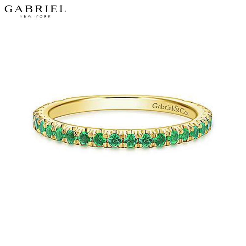 14KY Emerald Ring 1.9mm
