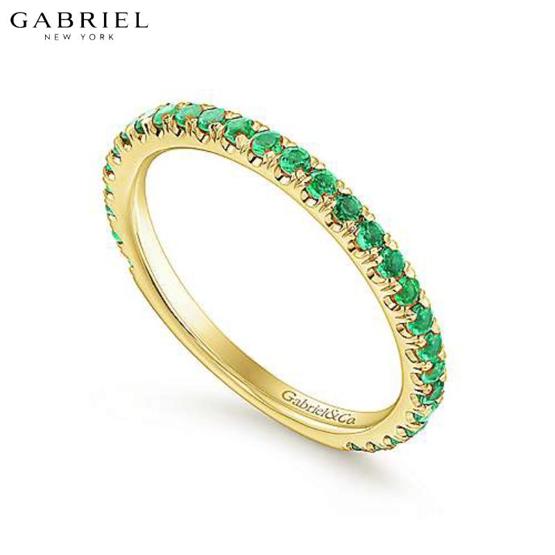 14KY Emerald Ring 1.9mm