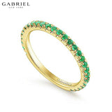 14KY Emerald Ring 1.9mm