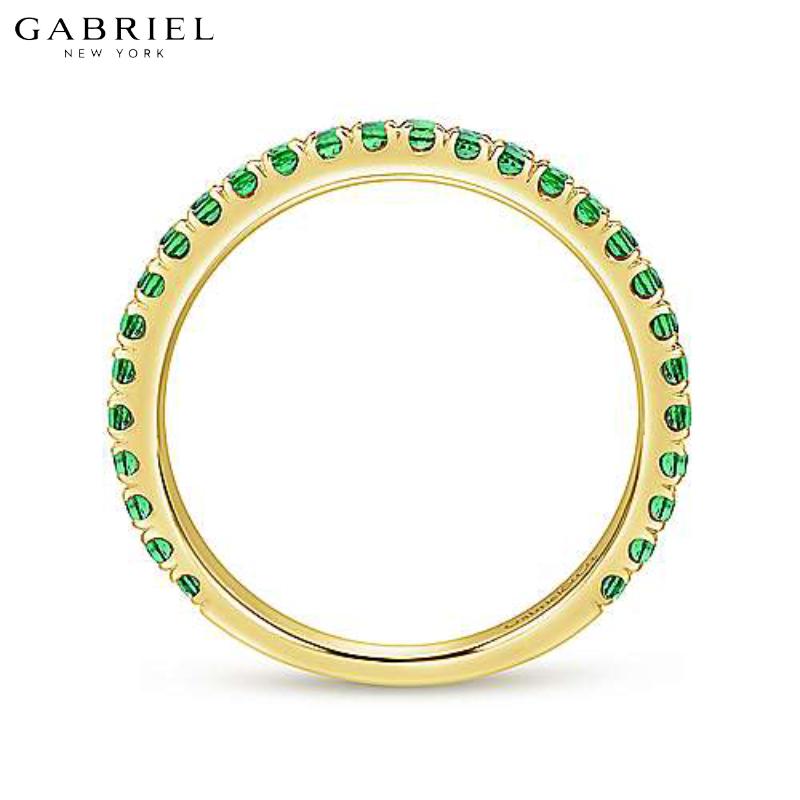 14KY Emerald Ring 1.9mm