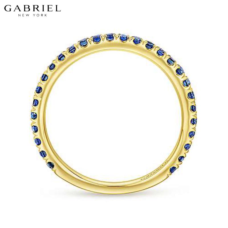 14KY Blue Sapphire Ring 1.9mm