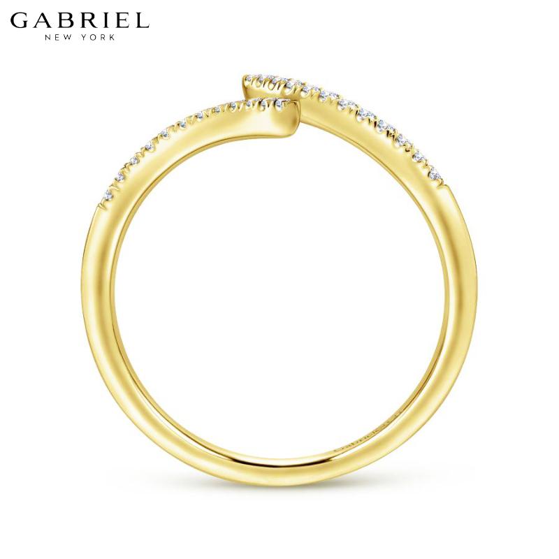 14KY 0.10ctw Natural Diamond Ring