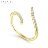 14KY 0.10ctw Natural Diamond Ring
