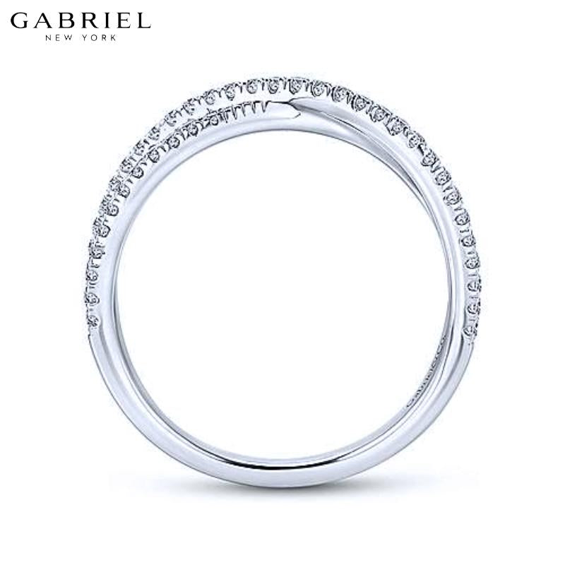 14KW 0.28ctw Natural Diamond Ring 3.5mm