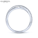 14KW 0.28ctw Natural Diamond Ring 3.5mm