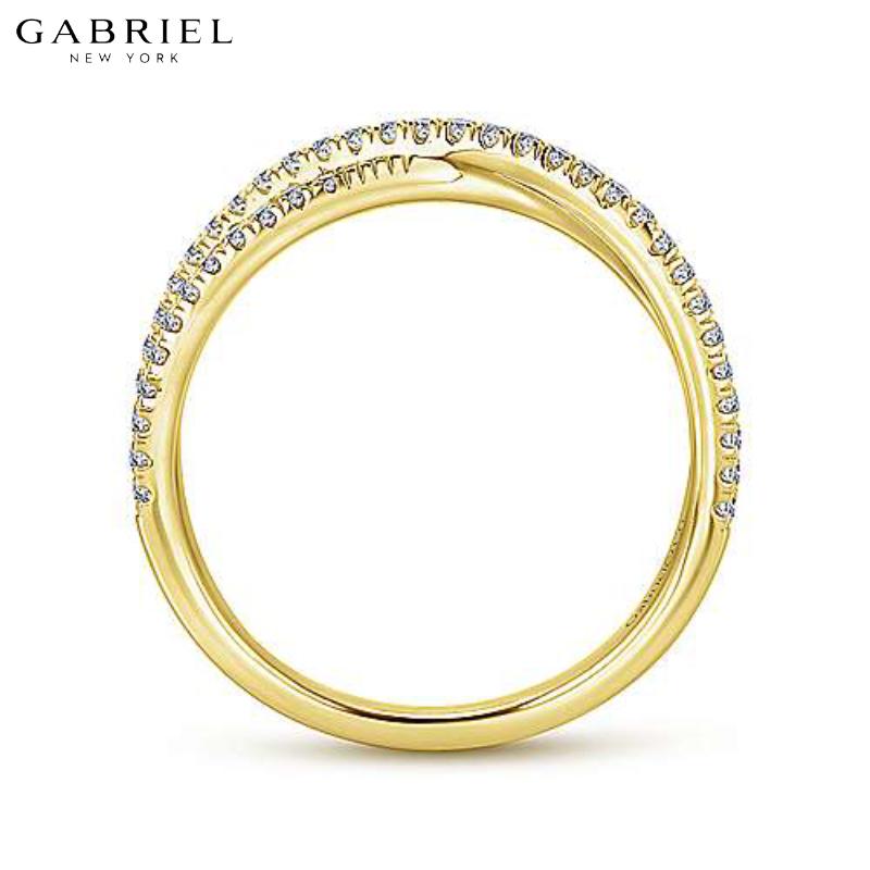 14KY 0.28ctw Natural Diamond Ring 3.5mm