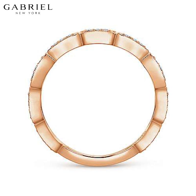 14KR 0.15ctw Natural Diamond Ring 2.3mm