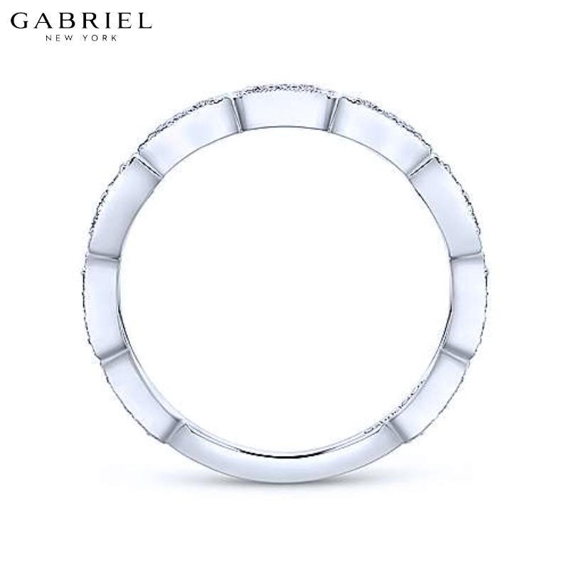 14KW 0.15ctw Natural Diamond Ring 2.3mm
