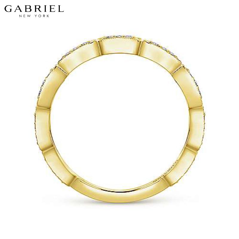 14KY 0.15ctw Natural Diamond Ring 2.3mm