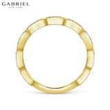 14KY 0.15ctw Natural Diamond Ring 2.3mm