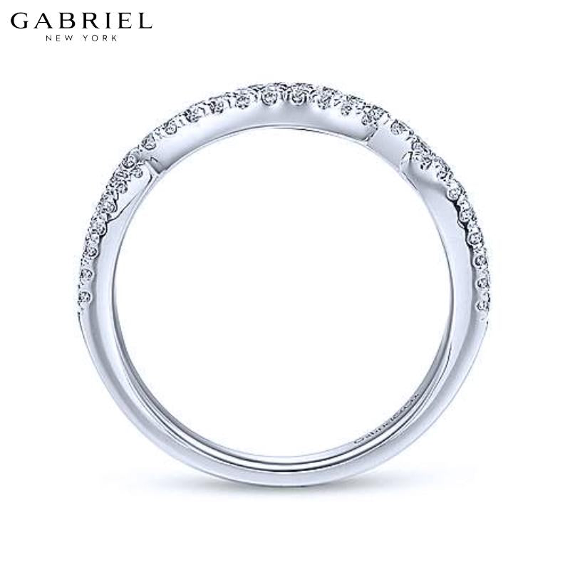 14KW 0.29ctw Natural Diamond Ring 4.0mm