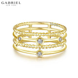 14KY 0.05ctw Natural Diamond Ring