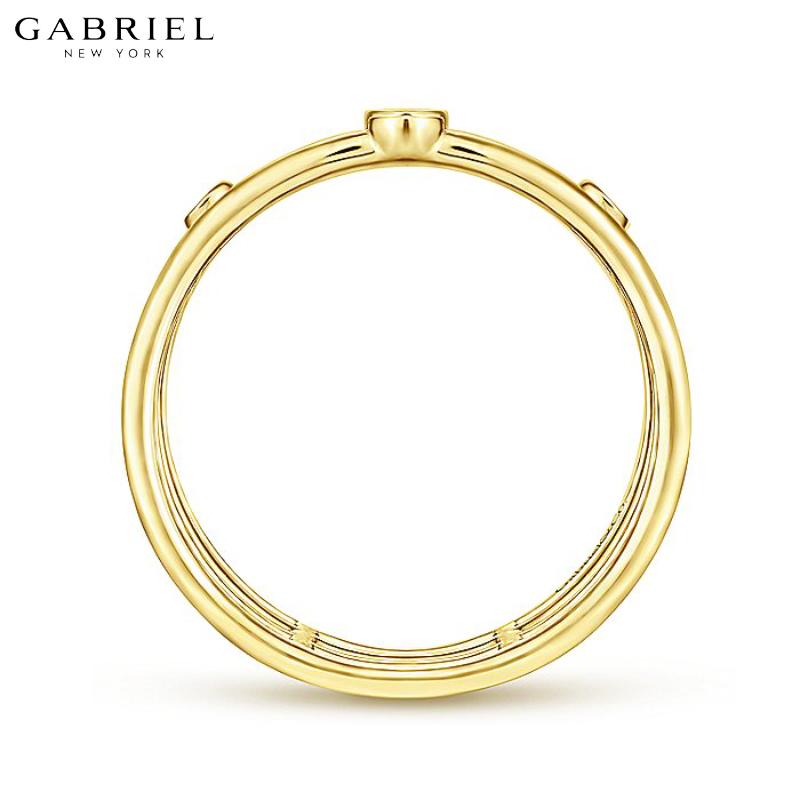 14KY 0.05ctw Natural Diamond Ring