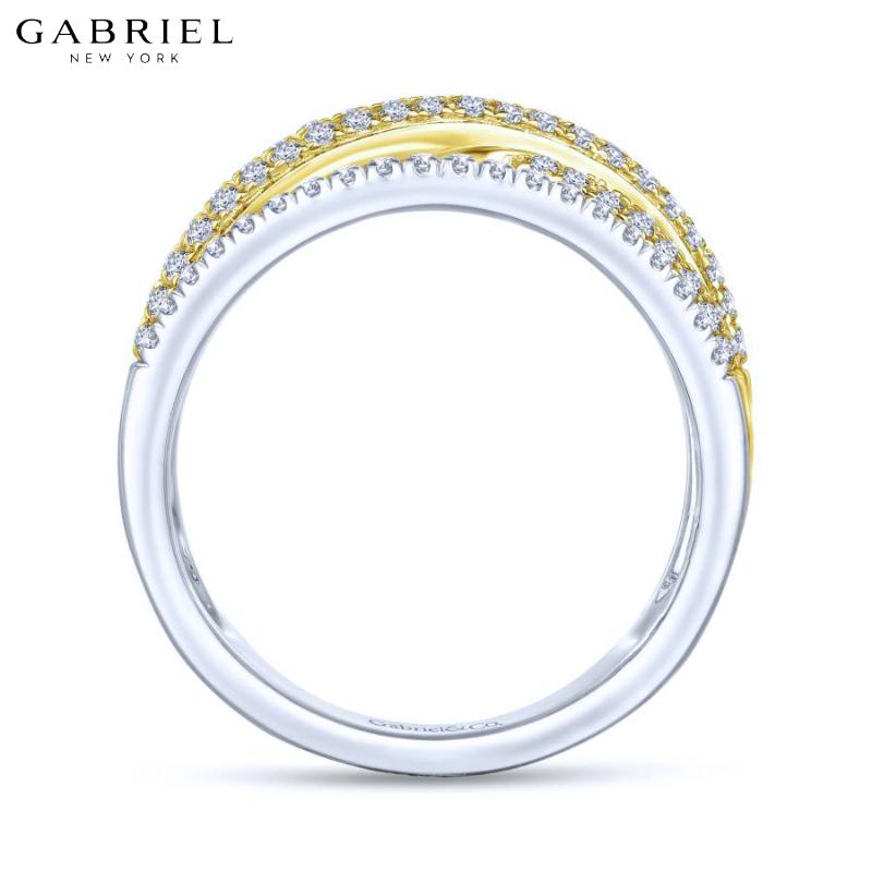 14KYW 0.62ctw Natural Diamond Ring